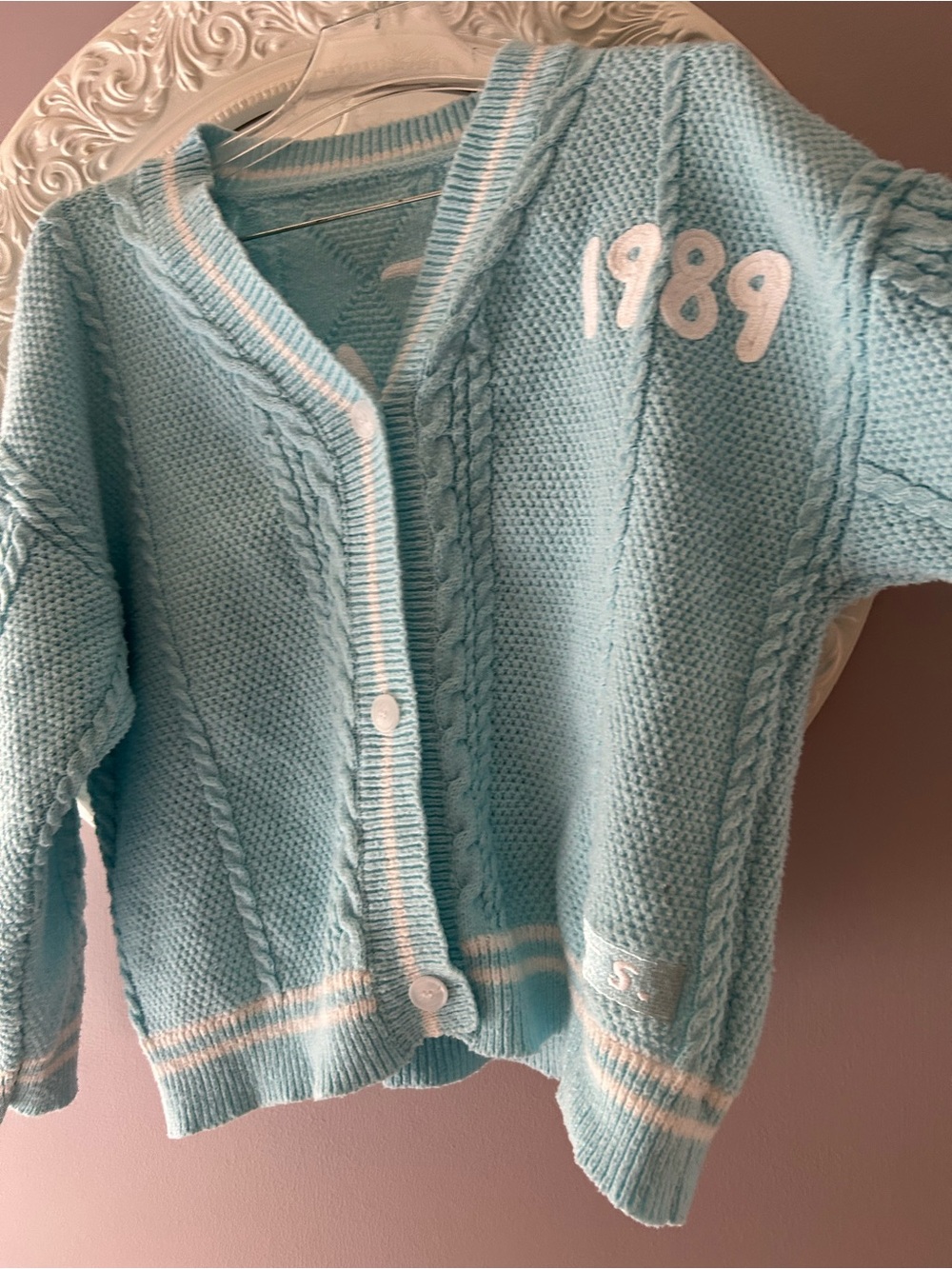 1989 Taylor Swift Cable Knit Women's Cardigan Sweater